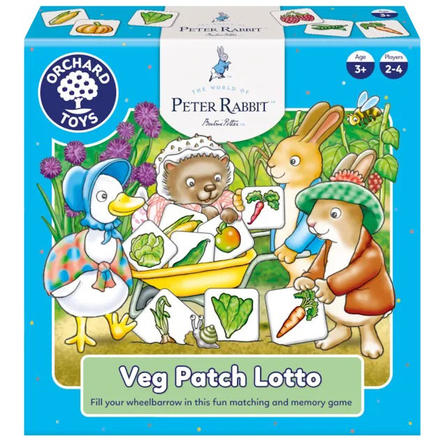 Joc Educativ Loto Gradina Cu Legume Peter Rabbit