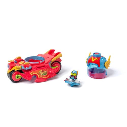 SUPERTHINGS, set de joaca figurine, Vehicul Speed Fury Superzings