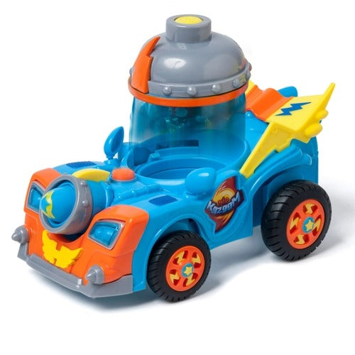 SUPERTHINGS, set de joaca figurine, Vehicul Kazoom Racer Superzings