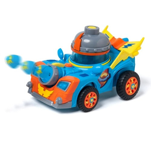 SUPERTHINGS, set de joaca figurine, Vehicul Kazoom Racer Superzings