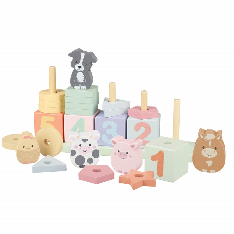 Joc Invata Sa Numeri Cu Animale De Ferma, Orange Tree Toys