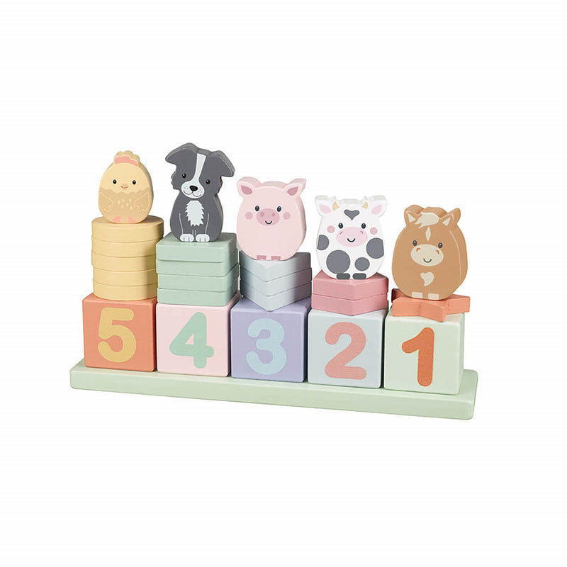 Joc Invata Sa Numeri Cu Animale De Ferma, Orange Tree Toys