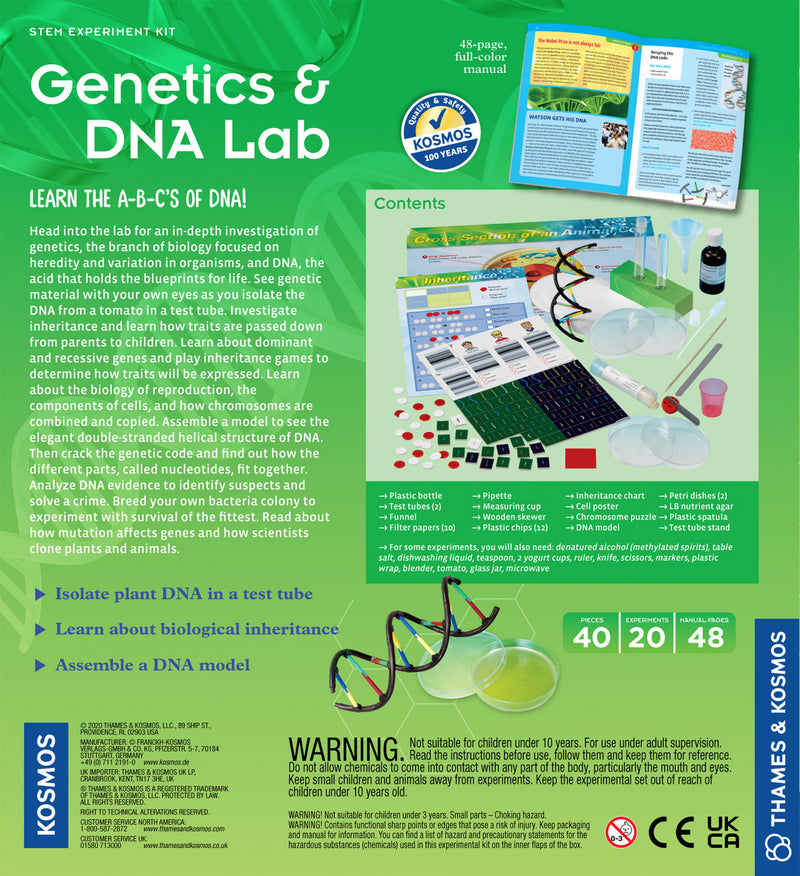 Kit Stem Laboratorul De Genetica, Thames & Kosmos