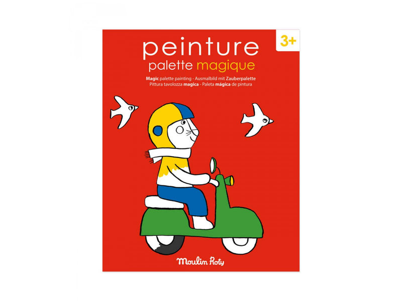 Planse Preilustrate Pentru Pictura Vehicule, Moulin Roty