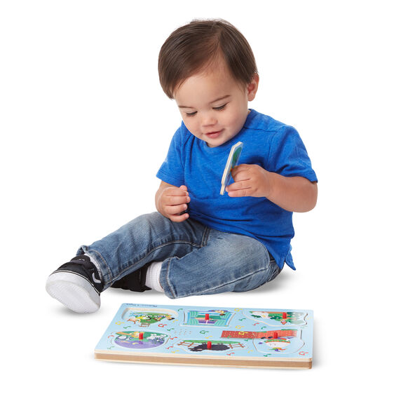 Puzzle sonor Cantecele copilariei  - Melissa & Doug