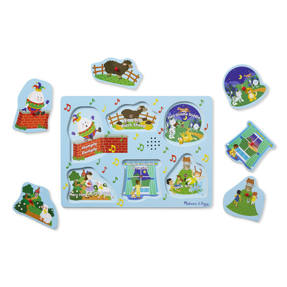 Puzzle sonor Cantecele copilariei  - Melissa & Doug