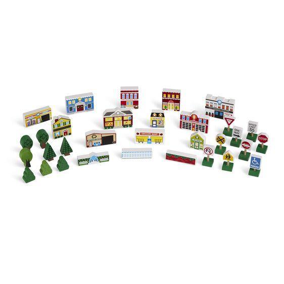 Figurine din lemn Orasul Meu - Melissa & Doug - www.copilarestiromania.com