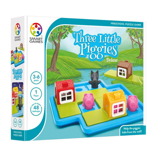 Joc Three Little Piggies Deluxe - Joc cei trei purcelusi-  Smart Games