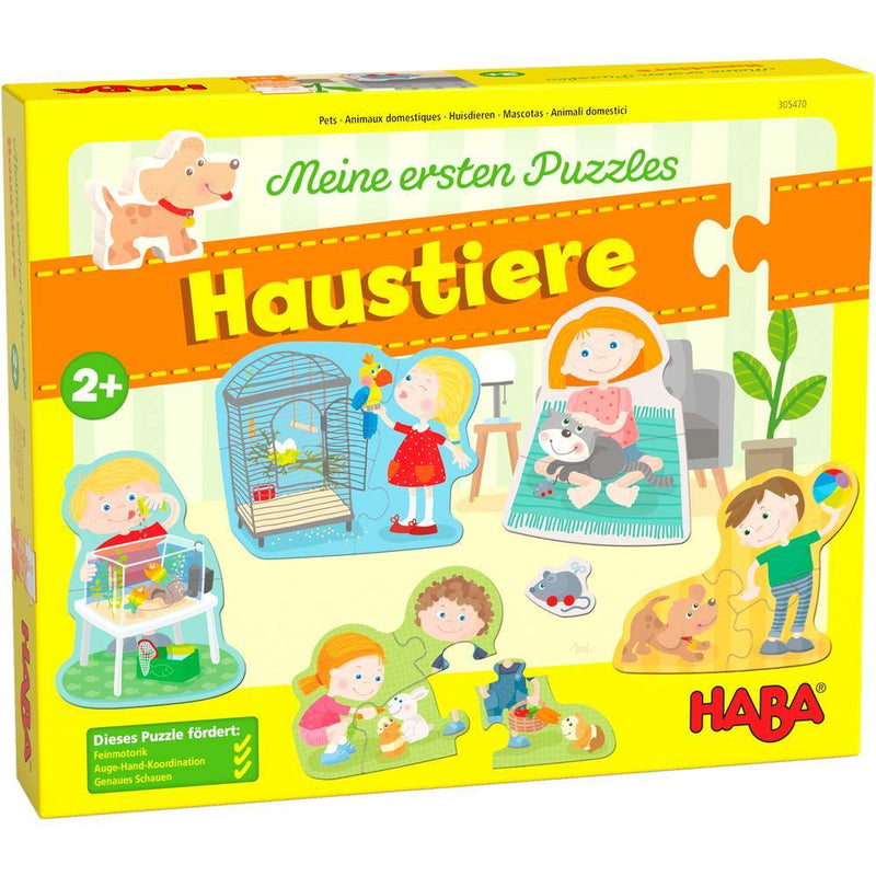 Primul meu puzzle Haba - Animale de companie - www.copilarestiromania.com