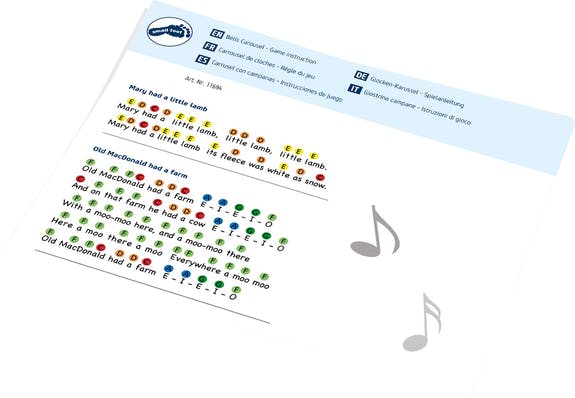 Caruselul clopoteilor muzicali - Small Foot - instrumente muzicale copii jucarie