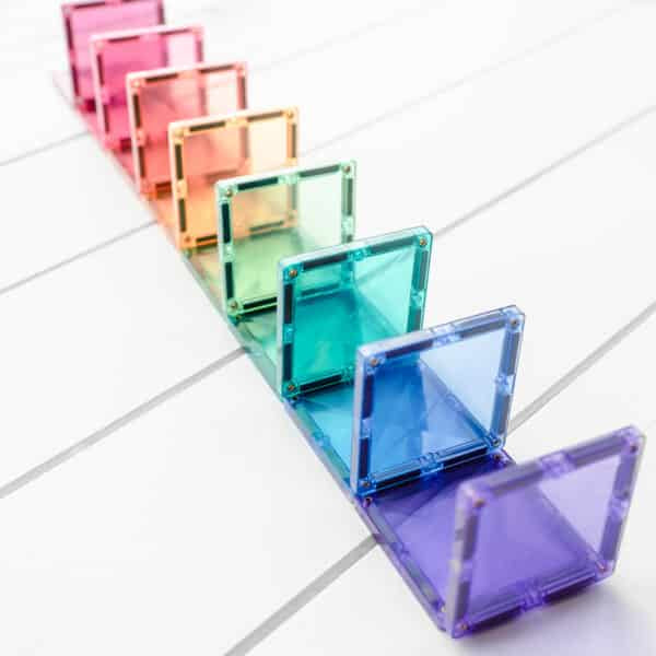 Set Magnetic Connetix - Set constructie magnetic, 120 piese Connetix Pastel Creative