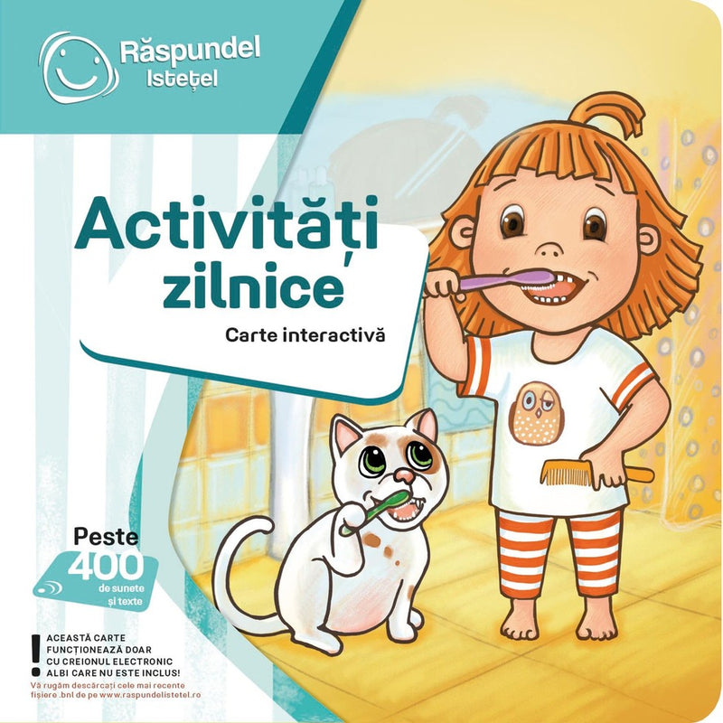 Carte interactiva RASPUNDEL ISTETEL Rutina zilnica Activitati zilnice