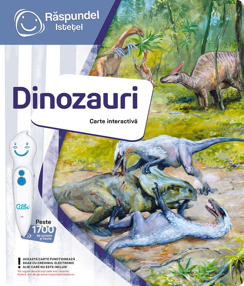 Carte interactiva RASPUNDEL ISTETEL - Dinozauri