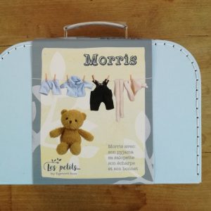 Morris - ursuletul cu valiza - Egmont toys - ursulet de plus cu hainute de schimb