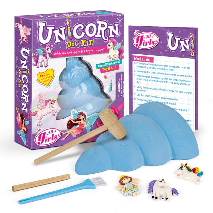 Kit excavare - unicorni - Sapa si decopera