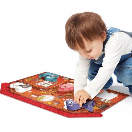 Puzzle Headu - Montessori primul meu Puzzle - Ferma