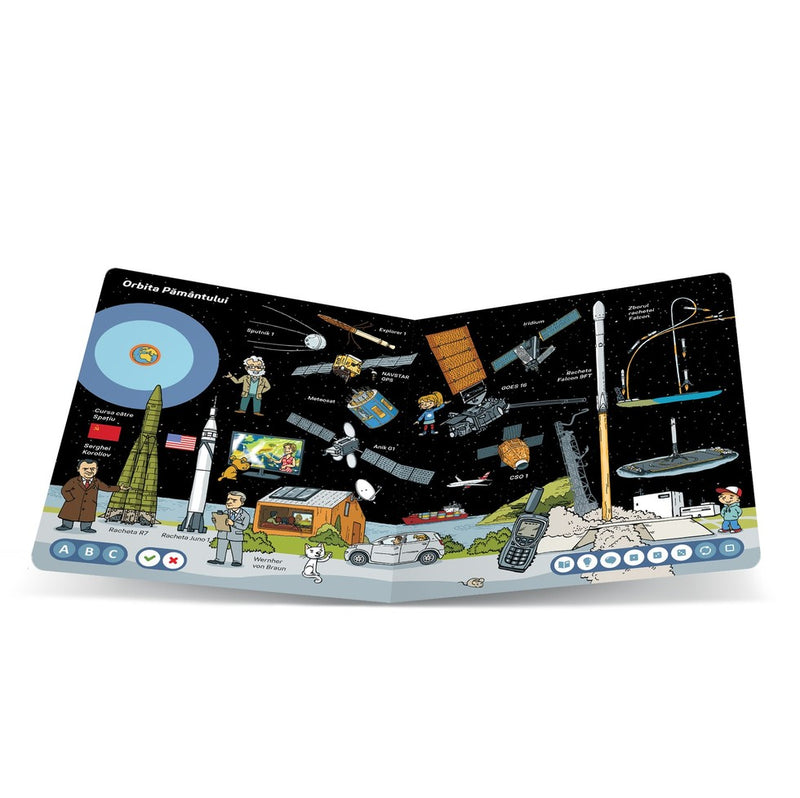 Carte interactiva RASPUNDEL ISTETEL - Calatorie in univers