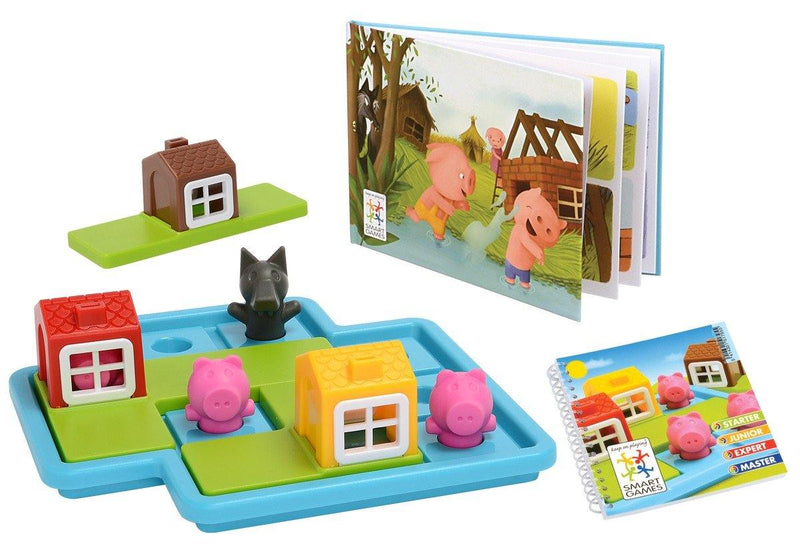 Joc Three Little Piggies Deluxe - Smart Games - www.copilarestiromania.com