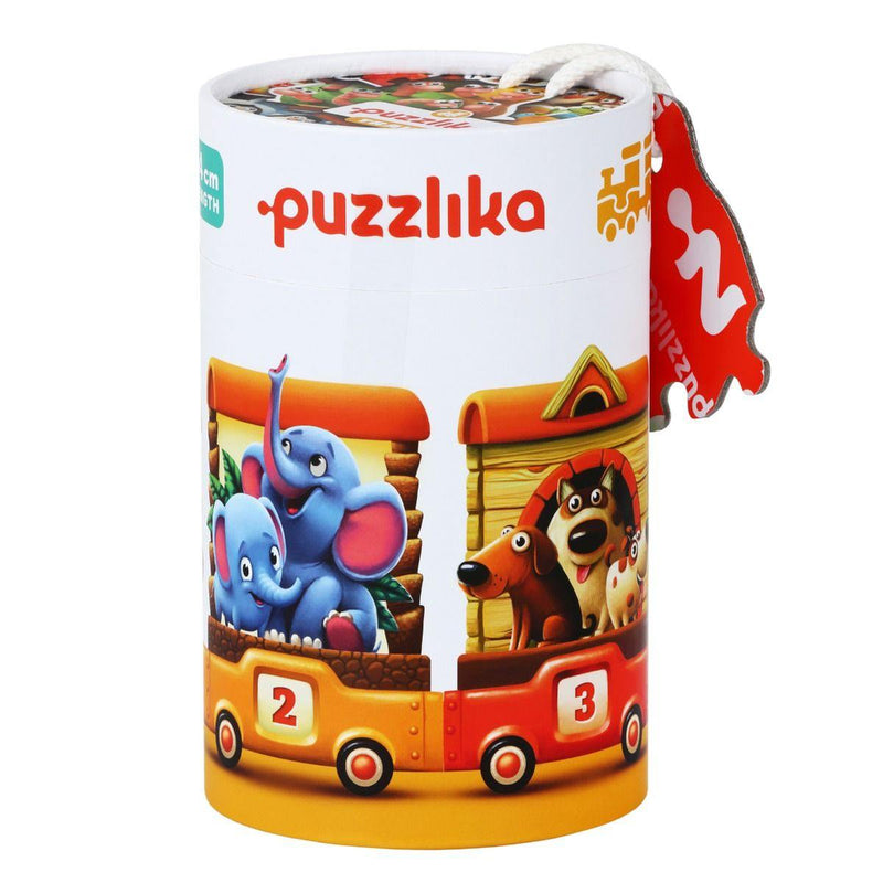 Set Puzzle Trenuletul Vesel - www.copilarestiromania.com