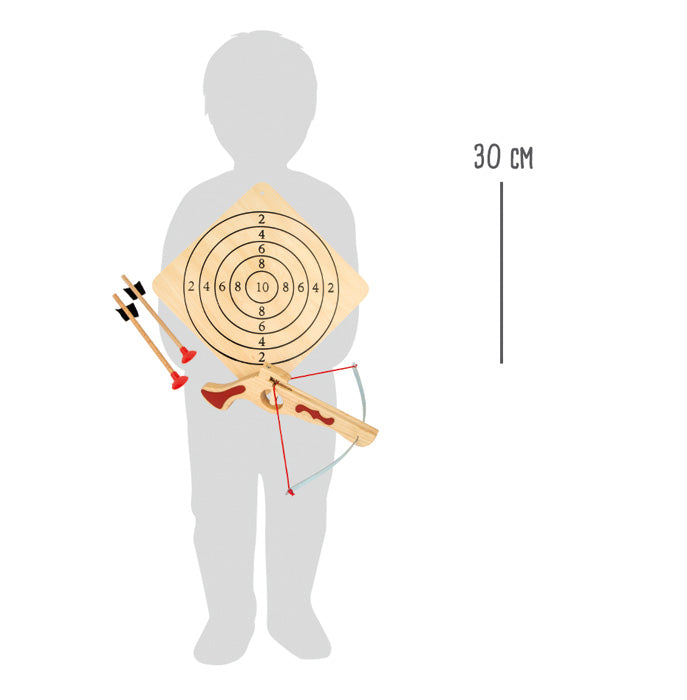 Joc de lemn tras cu arcul - jucarii exterior copii - Small Foot