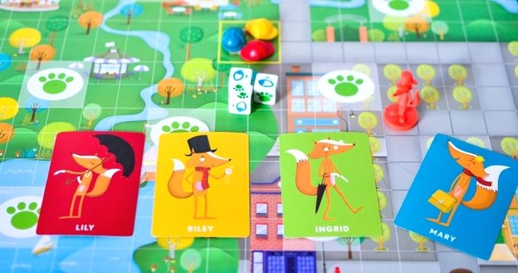 Joc Outfoxed - Pe urmele vulpii hotomane - Joc de cooperare copii - Gamewright