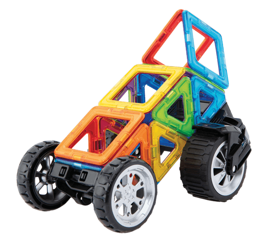 Set magnetic de construit- Magformers Vehicule -17 piese - www.copilarestiromania.com