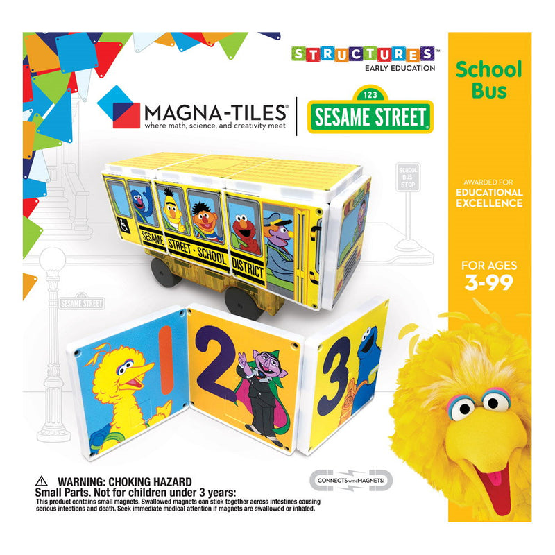 Magna-Tiles Structures, Sesame Street School Bus