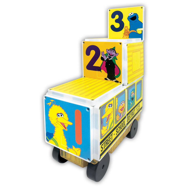 Magna-Tiles Structures, Sesame Street School Bus