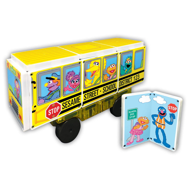 Magna-Tiles Structures, Sesame Street School Bus