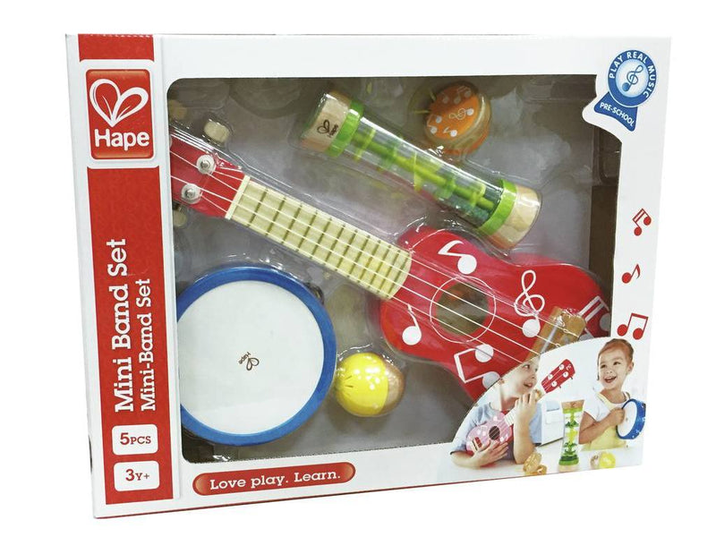 Set instrumente muzicale copii HAPE - mini band set HAPE - set mini formatie HAPE