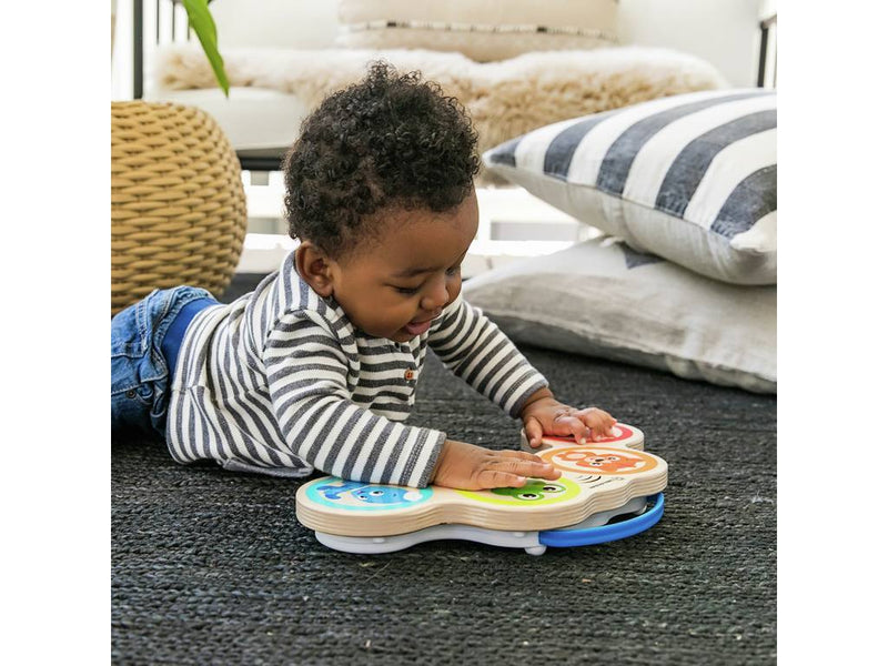 Tobe magice HAPE - Magic Touch Drums HAPE Baby Einstein - Tobe de lemn inteligente