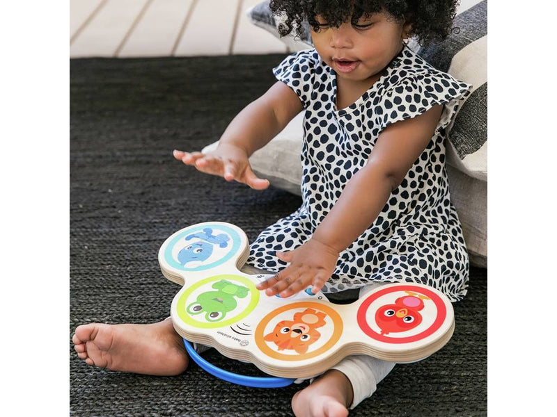 Tobe magice HAPE - Magic Touch Drums HAPE Baby Einstein - Tobe de lemn inteligente