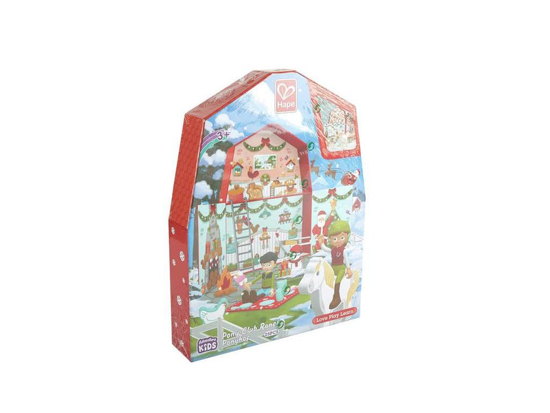 Calendar advent HAPE Ferma de Craciun - Calendar advent copii cu jucarii - copii 3-6 ani