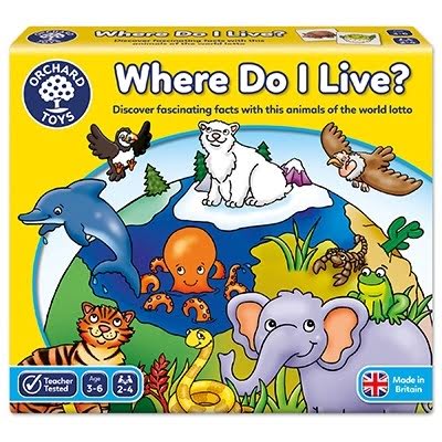 Joc Educativ Loto Habitate Where Do I Live