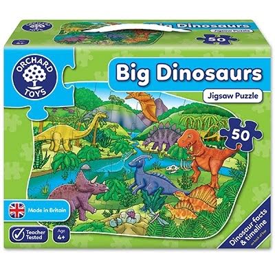 Puzzle De Podea Dinozauri (50 Piese) Big Dinosaurs