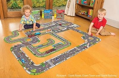 Puzzle Gigant De Podea Traseu Masini (20 Piese) Giant Road Jigsaw