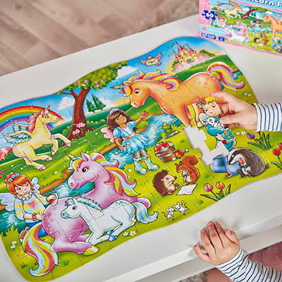 Puzzle Prietenii Unicornului Unicorn Friends