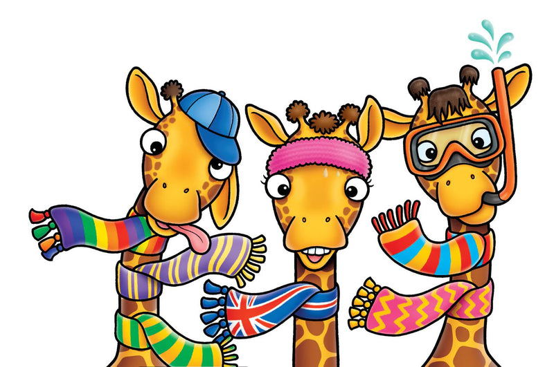 Joc Educativ Girafe Cu Fular Giraffes In Scarves Orchard toys