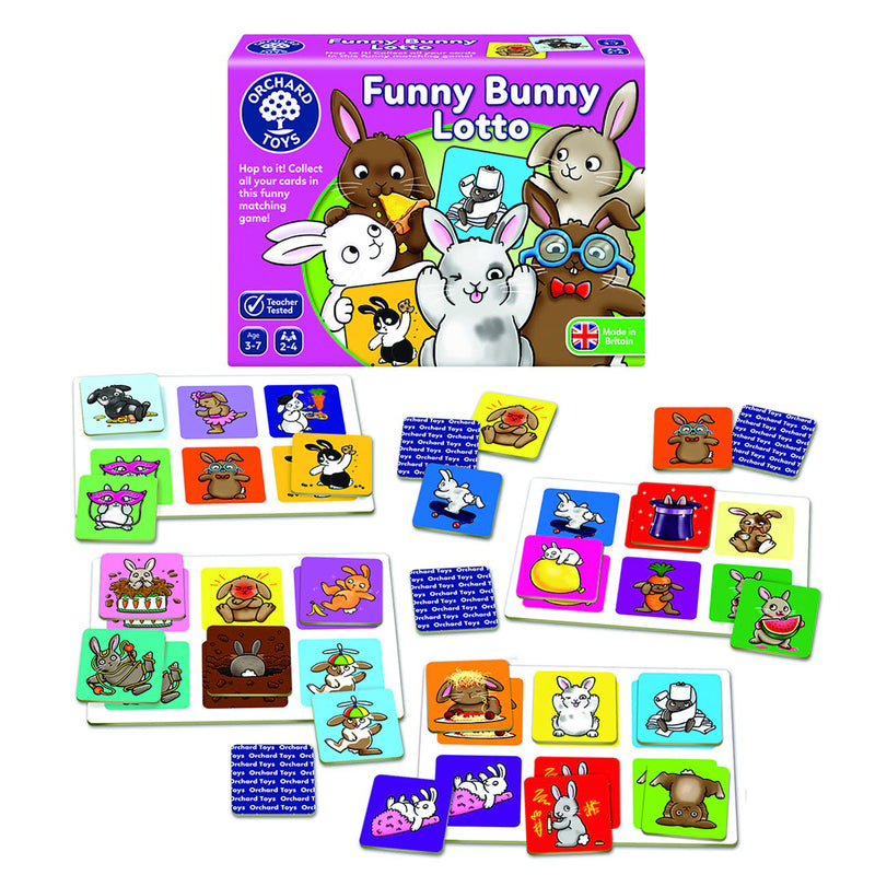 Joc Educativ Iepurasul Amuzant Funny Bunny Lotto