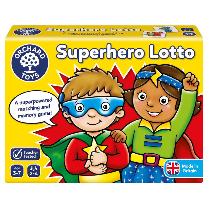 Joc Educativ Supererou Superhero Lotto Orchard Toys