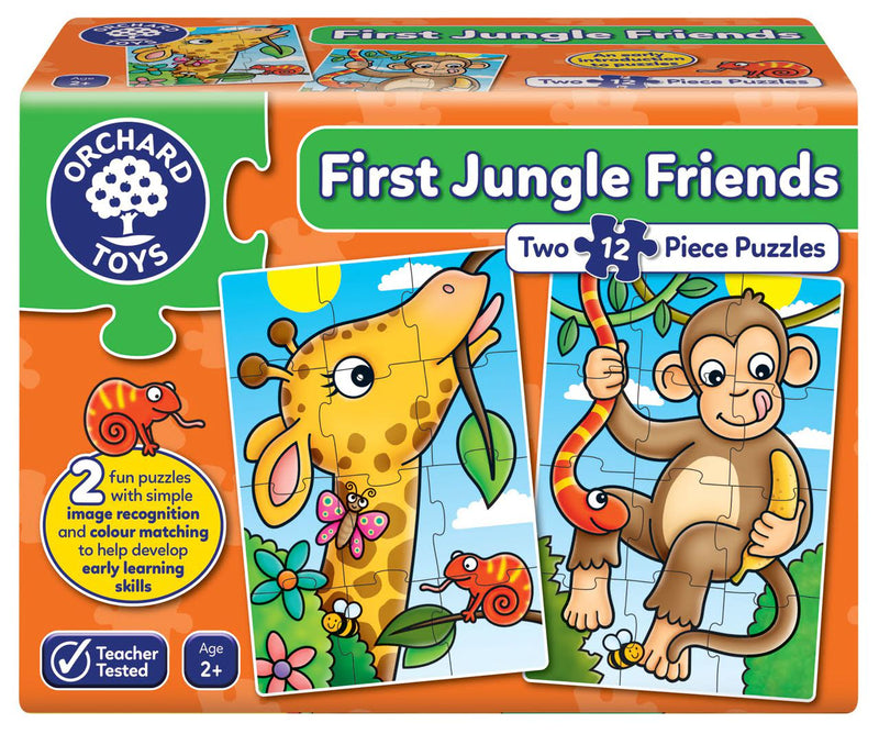 Puzzle Primii Prieteni Din Jungla First Jungle Friends