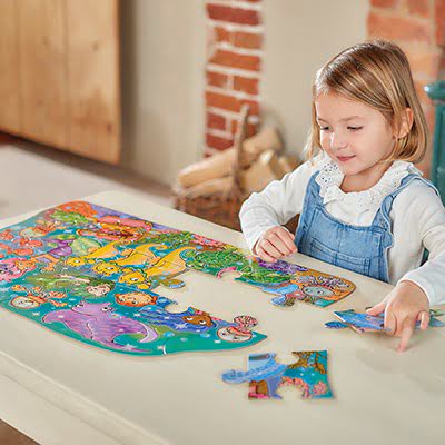 Puzzle De Podea Distractia Sirenelor Mermaid Fun Puzzle