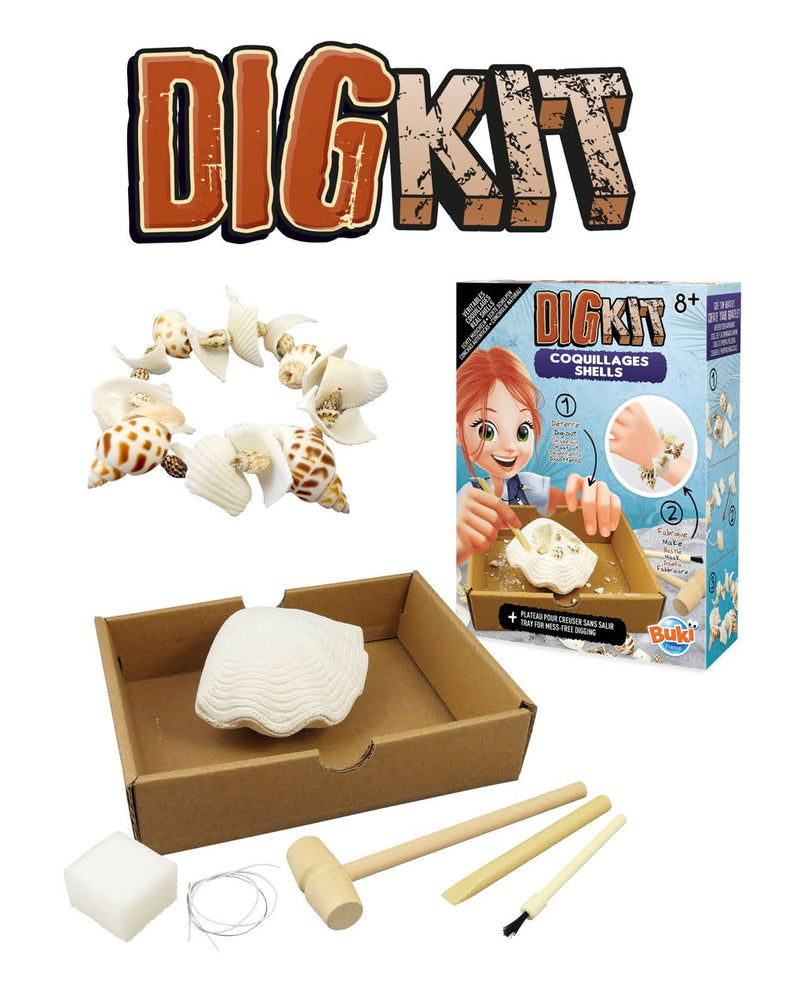 Kit De Sapat - Scoici - BUKI France - Dig Kit - Sapa si descopera - joc motricitate