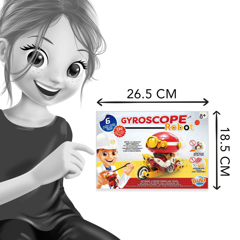 Giroscop copii - set de sontructie - joc STEM Copii 8 ani +