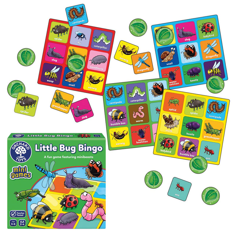 Joc Educativ Bingo Mica Insecta Little Bug Bingo