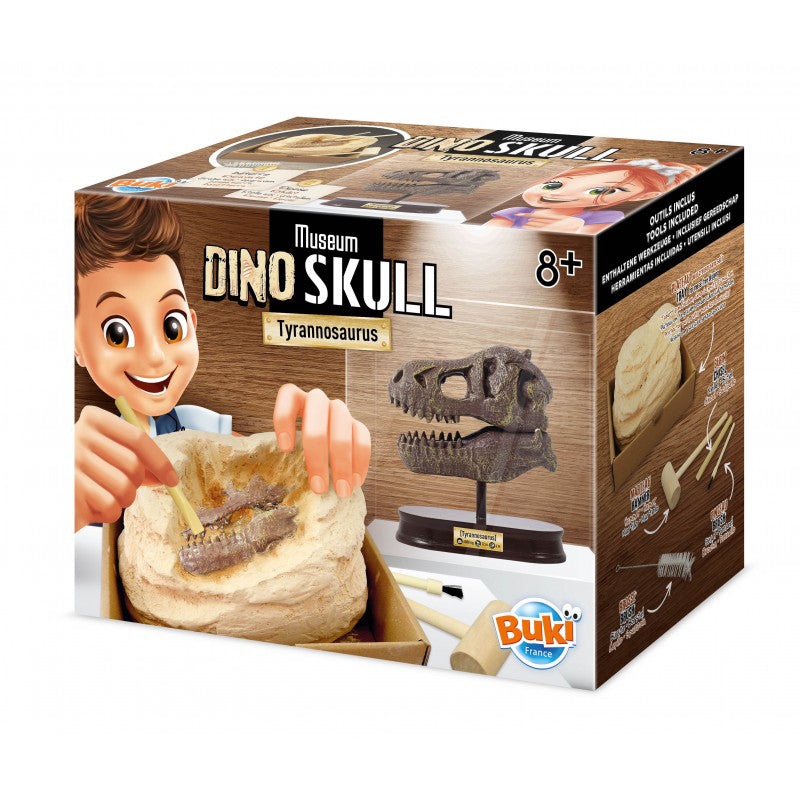 Kit De Sapat - Craniu T-Rex - Joc sapa si descopera dinozauri - set excavare