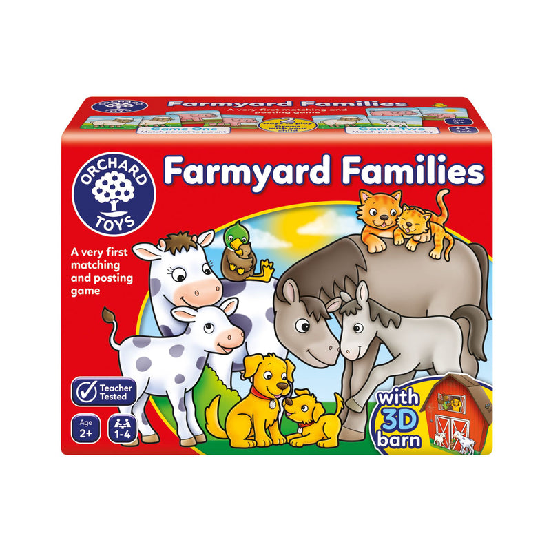 Joc Educativ Familii De La Ferma Farmyard Families