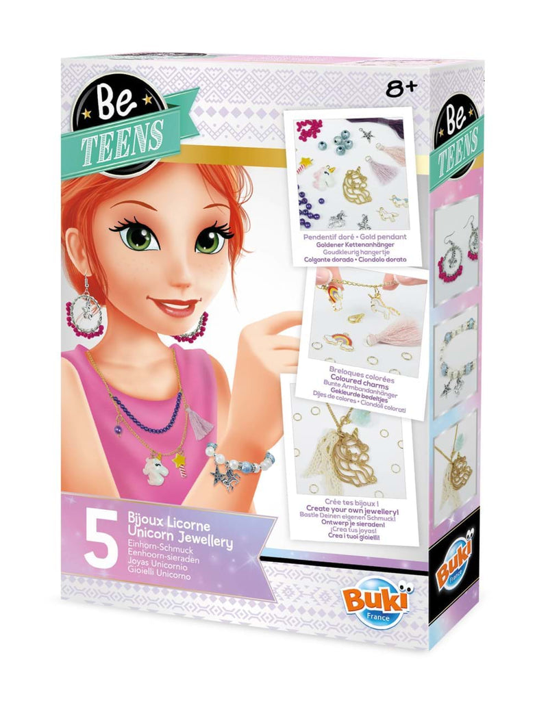 Bijuterii Cu Unicorni Set de creatie bratari si coliere - accesorii fete BUKI France