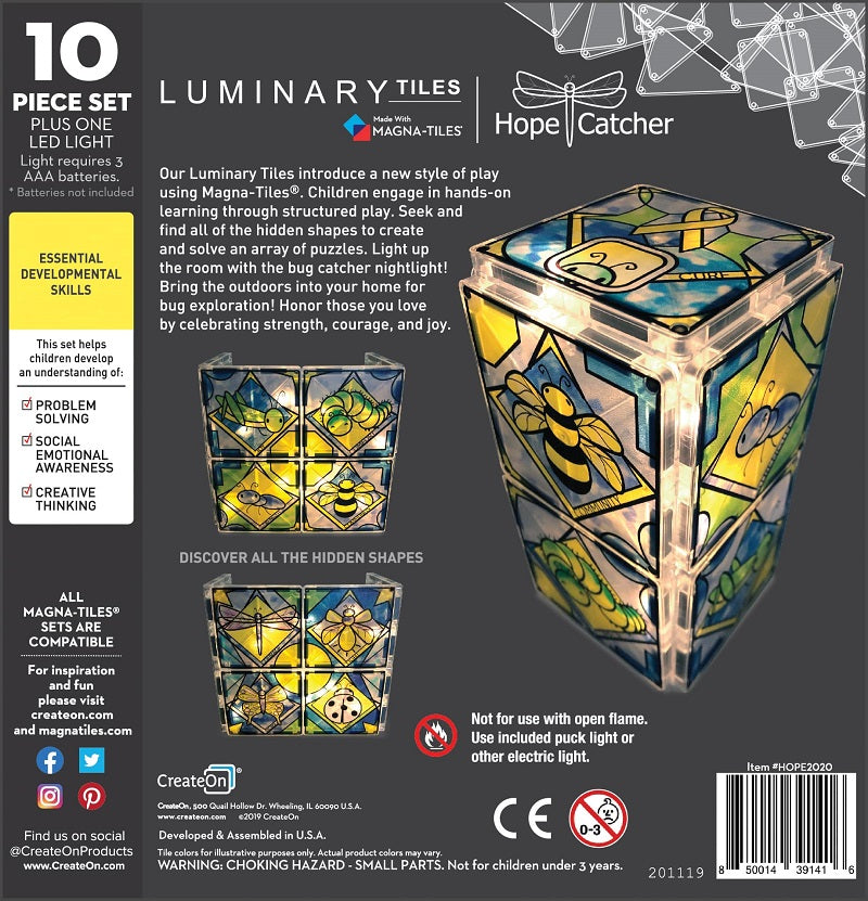 Set constructie Createon Magna-Tiles - Luminary HOPE