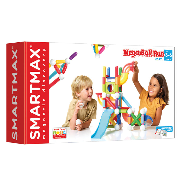 Joc Magnetic SmartMax - SMARTMAX "PLAY" - Ball Run Fun - Mega Ball Run - set magnetic circuit cu bile